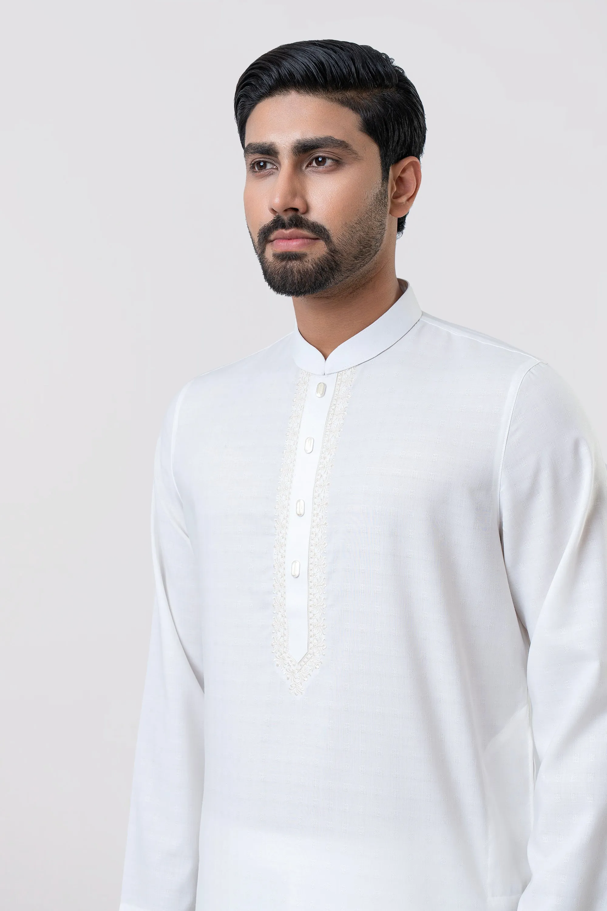 Cotton Jubbah White view 2